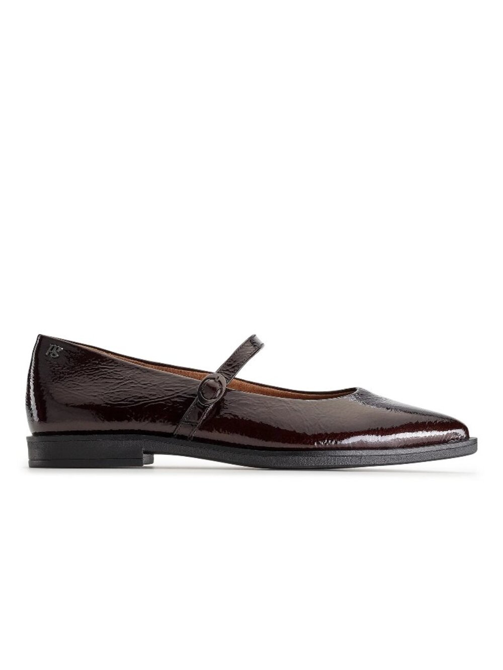 $450 PAUL GREEN CARLA MARY JANE FLAT POINTY Moro Sport Patent 6.5 US (A2)